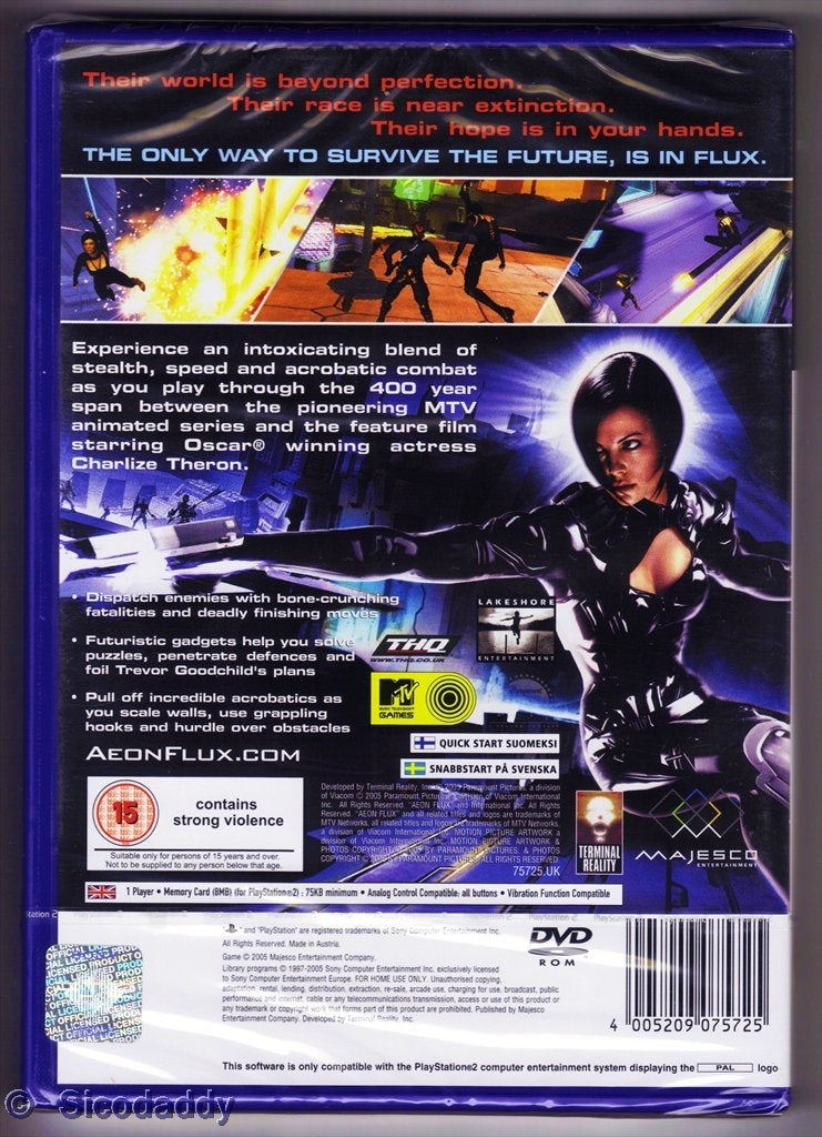 AeonFlux (nytt) - Playstation 2 spill (PS2)