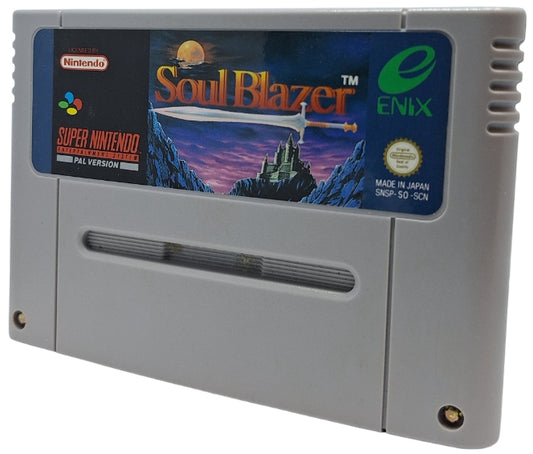 Soul blazer (kun kassett) (brukt) - Super nintendo entertainment system spill (SNES)