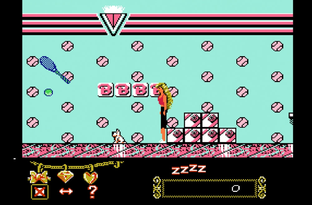 Barbie (kun kassett) - Nintendo entertainment system spill (NES)