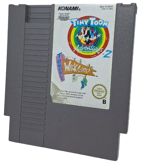 Tiny toon: adventures 2: Trouble in wackyland (brukt) (kun kassett) - Nintendo entertainment system spill (NES)