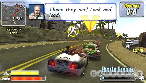 Gameplay-bilde fra Pursuit force - Playstation portable spill (PSP)