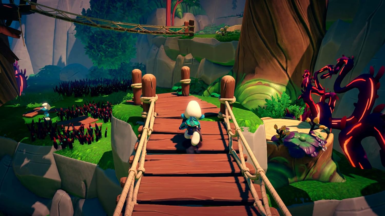 Gameplay-bilde fra The Smurfs - Mission Vileaf (Smurtastic Edition) - Playstation 4 spill (ps4)