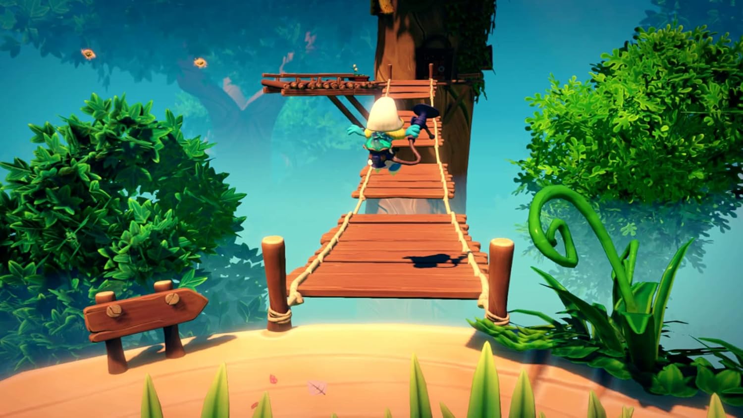 Gameplay-bilde fra The Smurfs - Mission Vileaf (Smurtastic Edition) - Playstation 4 spill (ps4)