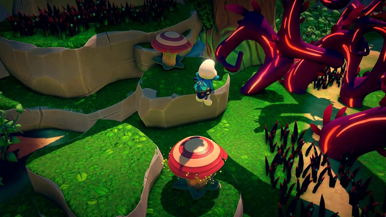 Gameplay-bilde fra The Smurfs - Mission Vileaf (Smurtastic Edition) - Playstation 4 spill (ps4)