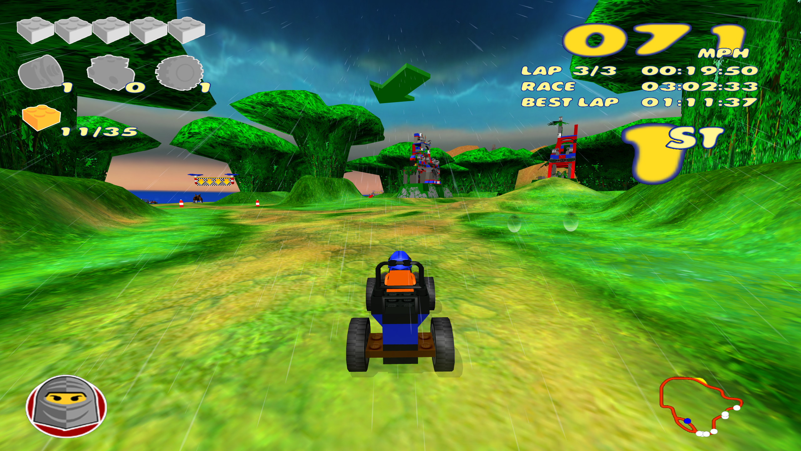 Lego Racers 2 - Playstation 2 spill (PS2)