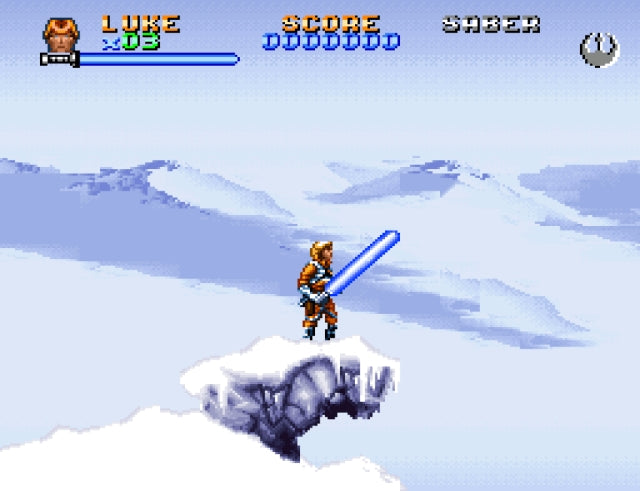 Super Star wars: The empire strikes back (kun kassett) (brukt) - Super nintendo entertainment system spill (SNES)