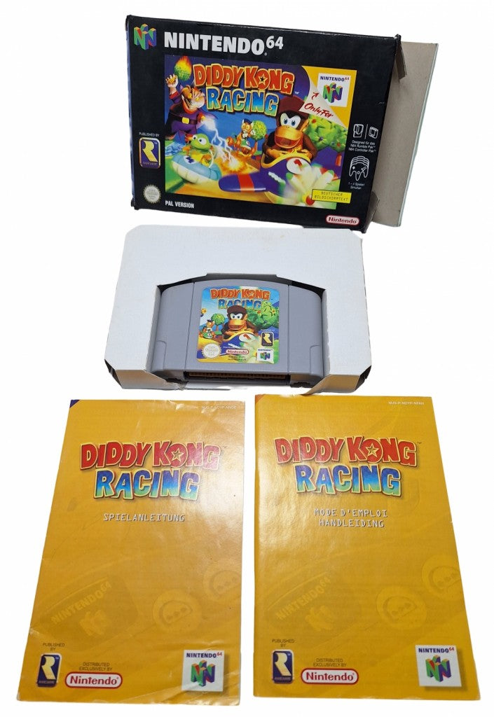 Diddy kong Racing (brukt) komplett i eske (CIB) - Nintendo 64 spill (N64)