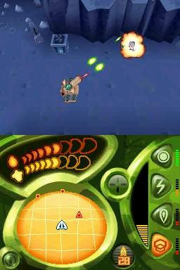 Gameplay-bilde fra Disney's Little chicken - Ace in action – Nintendo DS spill