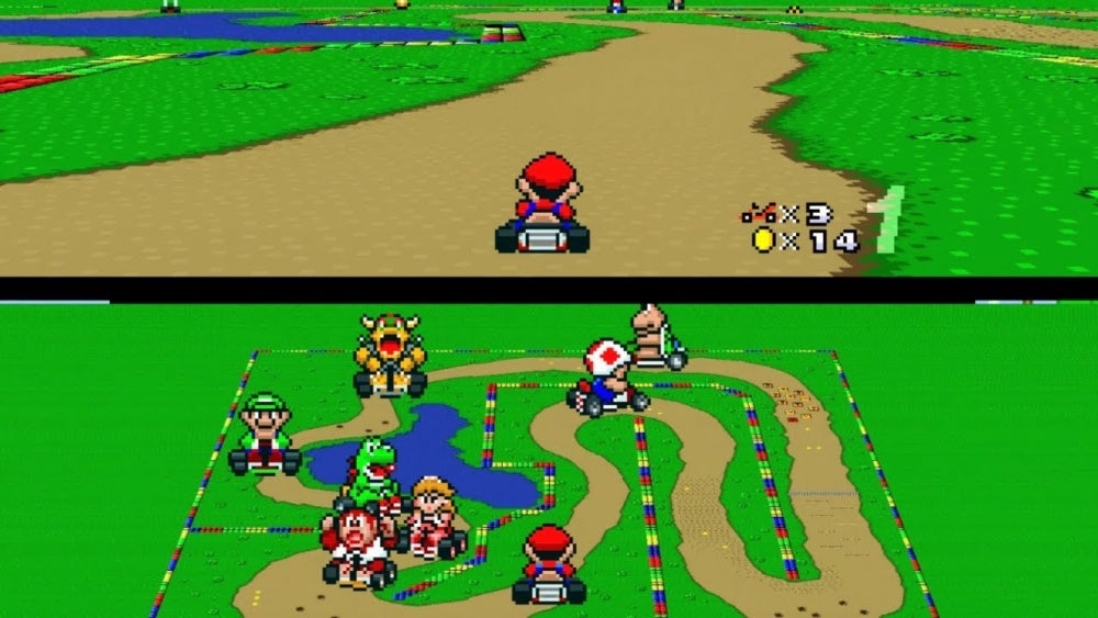 Mario Spill Kjøp Super mario kart - Super nintendo spill (SNES) | Level Up Spill