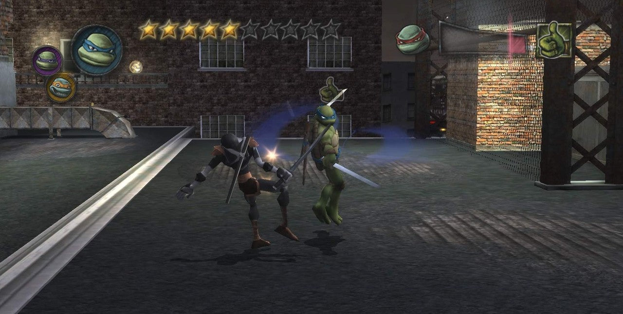 Gameplay-bilde fra TMNT - Nintendo Wii spill