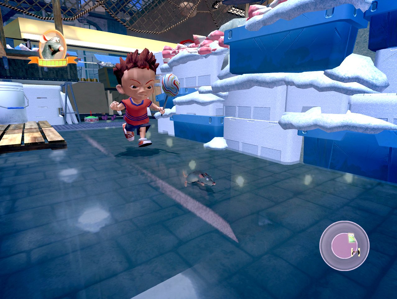 Gameplay-bilde fra Rottatouille – Xbox 360 spill