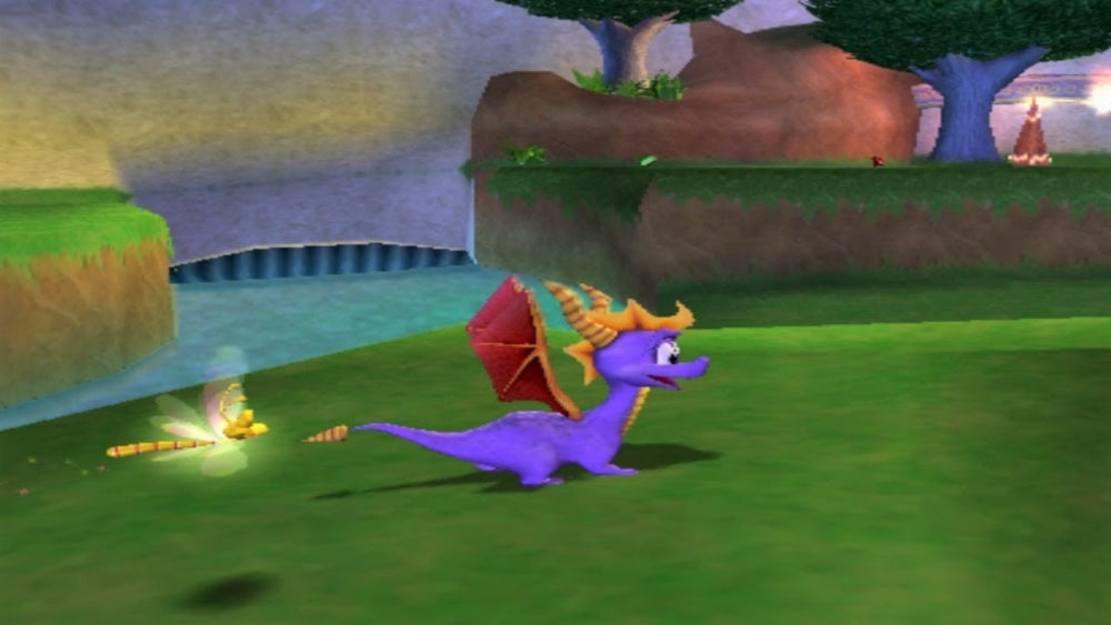 Spyro: Enter the dragonfly (platinum) (brukt) - Playstation 2 spill (ps2)