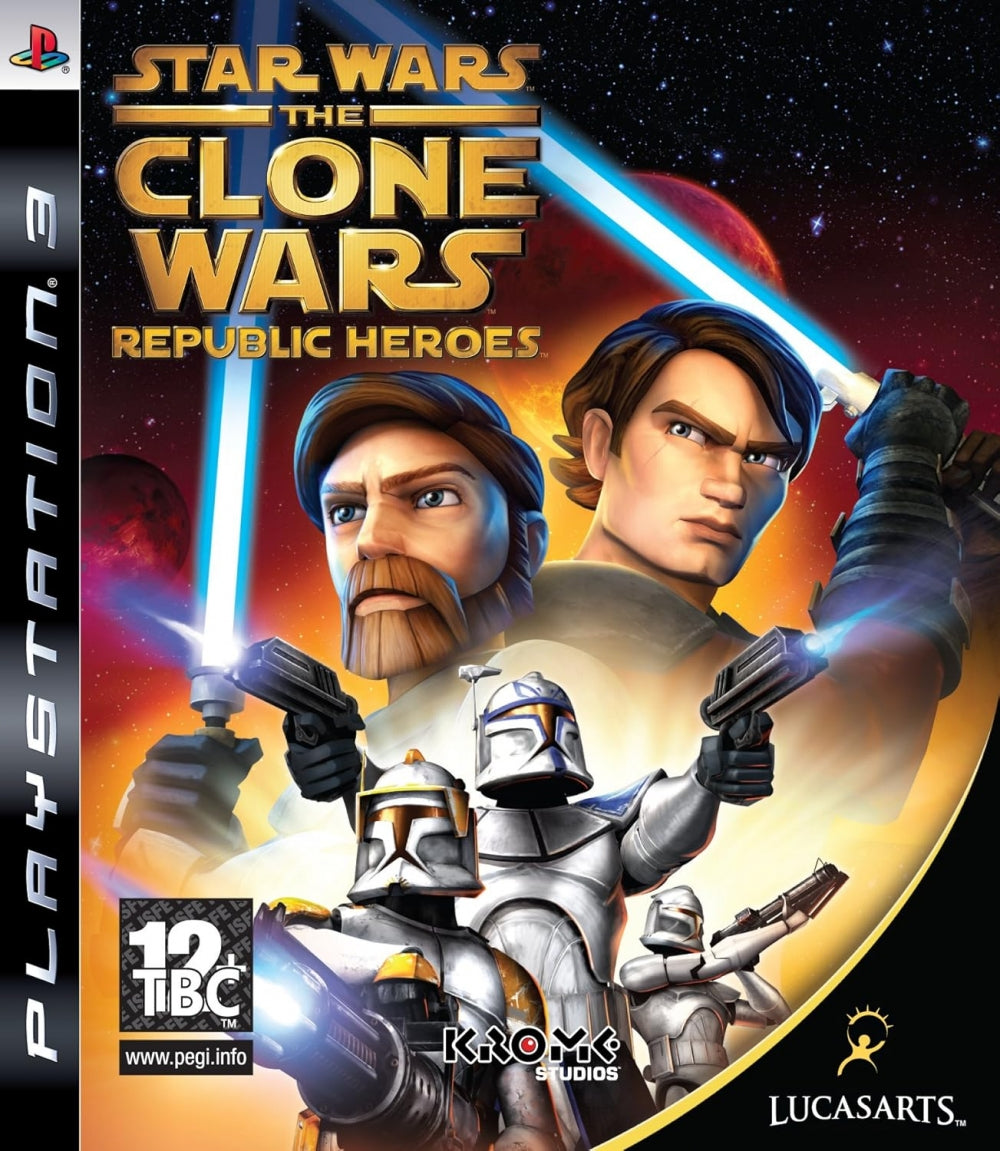 Star wars the clone wars: Republic heroes (brukt) - Playstation 3 spill (PS3)