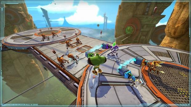 Gameplay-bilde fra Ratchet & Clank - All 4 one - Playstation 3 spill (ps3)