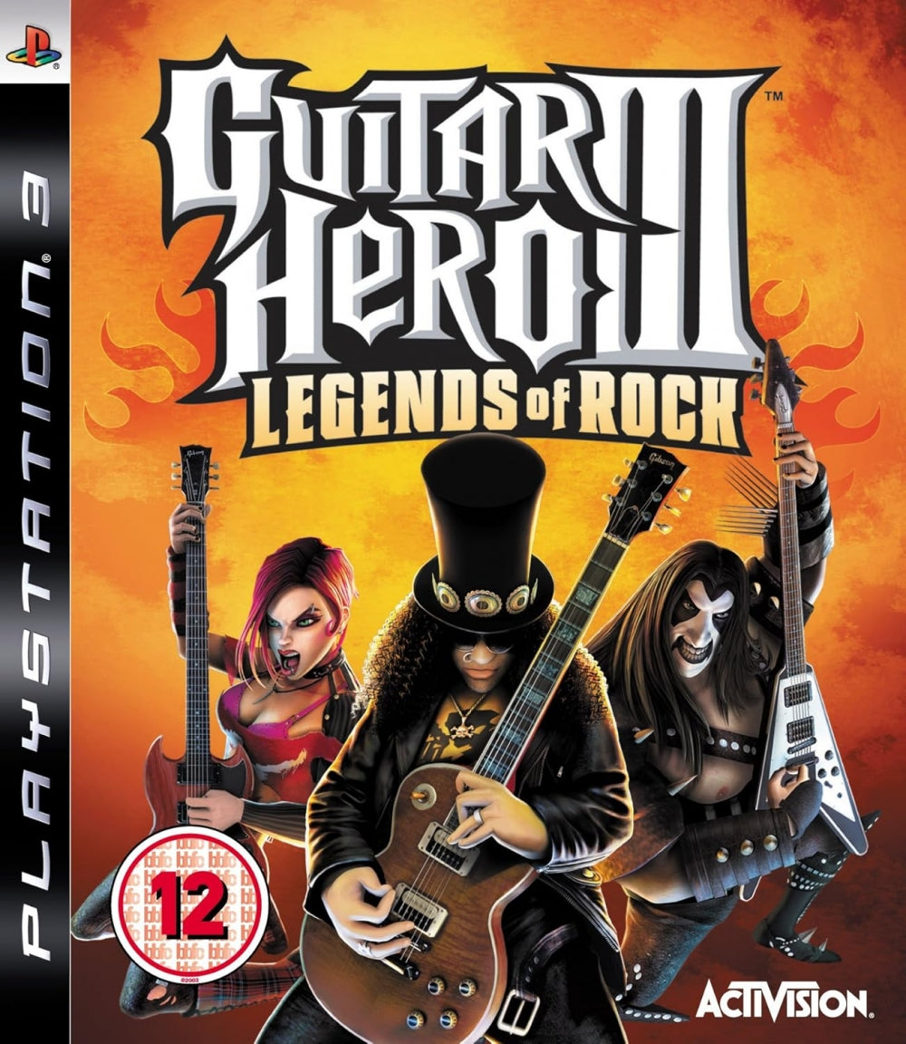 Guitar hero 3: Legends of rock (brukt) - Playstation 3 spill (ps3)