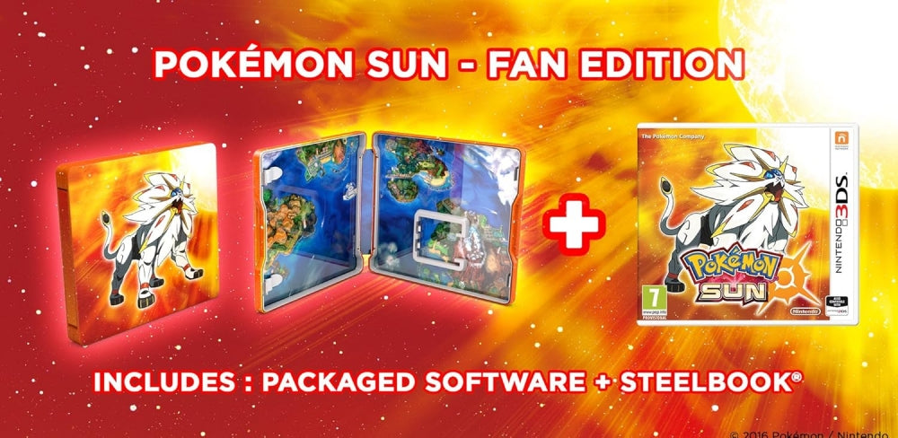 Pokemon sun: Fan edition (Brukt) (komplett) - Nintendo 3DS spill