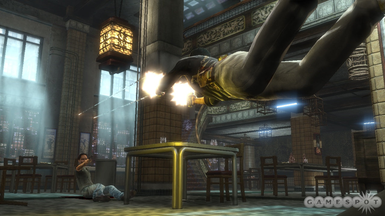 Gameplay-bilde fra Stranglehold – Xbox 360 spill