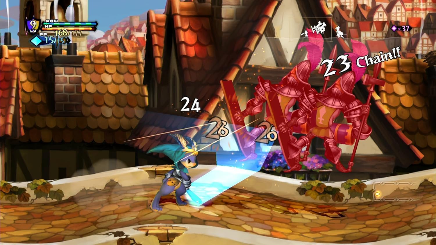 Gameplay-bilde fra Odin Sphere - Leifthrasir - Playstation 4 spill (ps4)