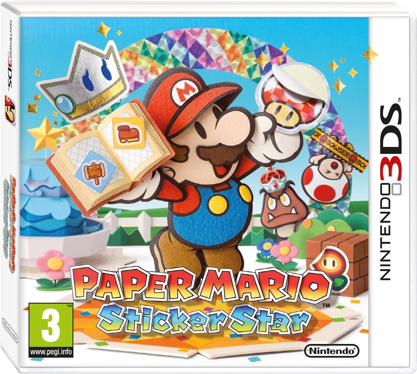 Paper mario: Sticker star (brukt) - Nintendo 3DS spill