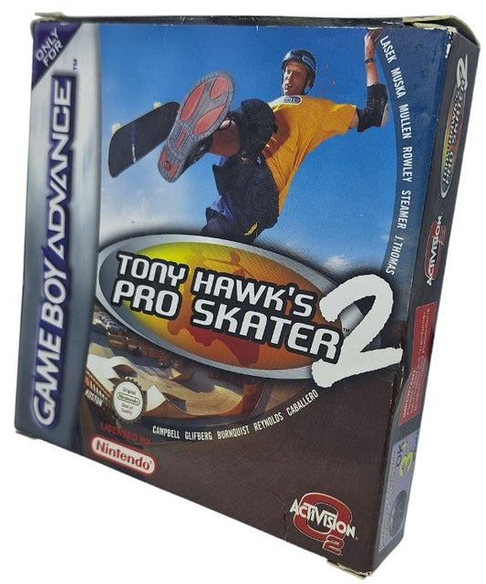 Tony hawk's pro skater 2 (komplett i eske - CIB) (Brukt) - Nintendo Gameboy advance spill (GBA)