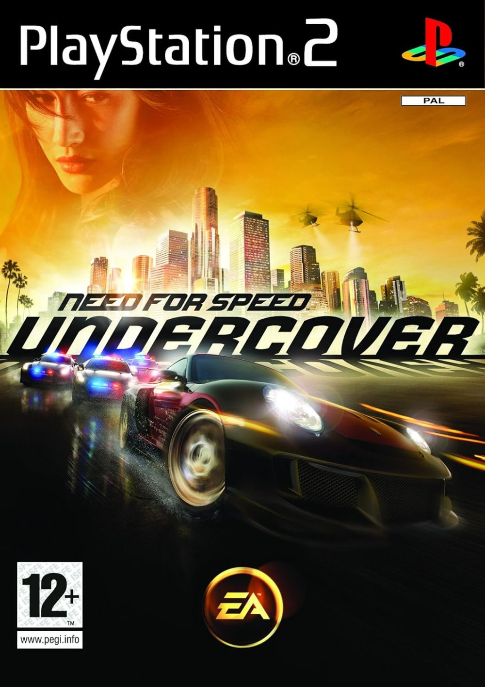 Need for speed: Undercover (brukt) - Playstation 2 spill (ps2)