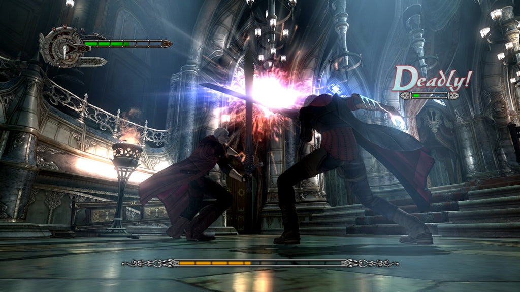 Cena de gameplay de Devil May Cry 4