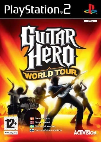 Guitar hero: World tour (brukt) - Playstation 2 spill (PS2)