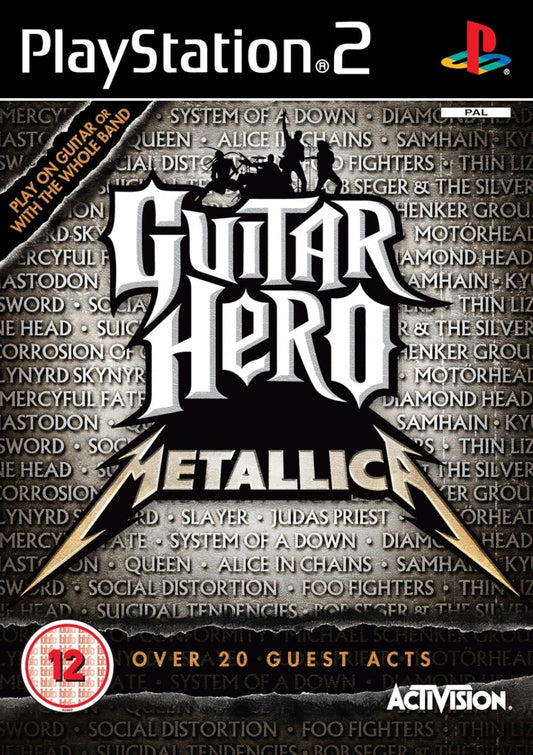 Guitar hero: Metallica (brukt) - Playstation 2 spill (PS2)