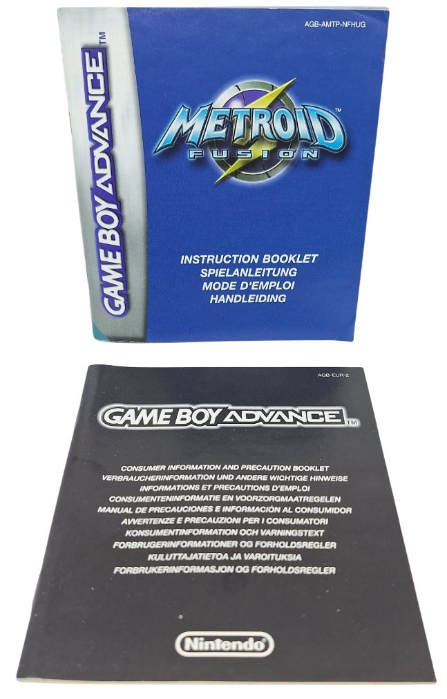 Metroid fusion (komplett i eske - CIB) (brukt) - nintendo Gameboy advance spill (GBA)