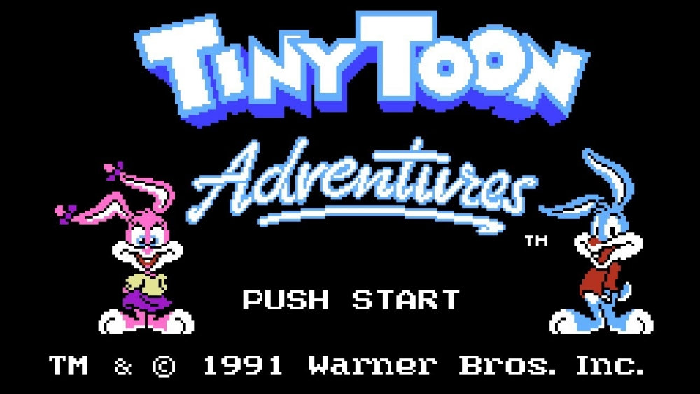 Tiny Toon: Adventures (brukt) (Kun kassett) - Nintendo entertainment system spill (NES)