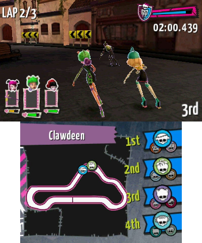 Monster high - Skultimate roller maze – Nintendo 3DS spill