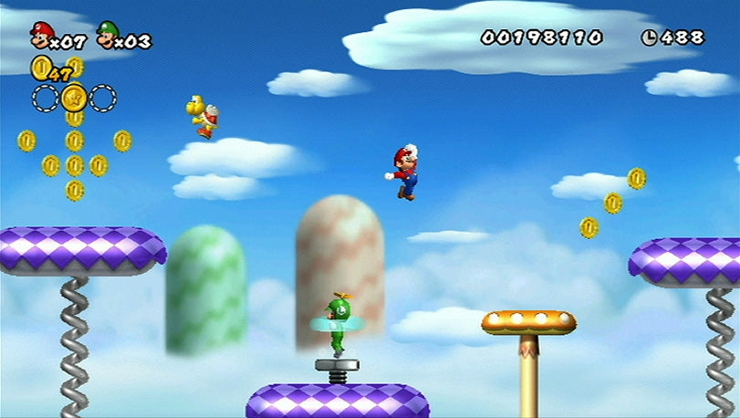 Mario Spill Kjøp New Super Mario Bros. - Nintendo Wii spill | Level Up Spill