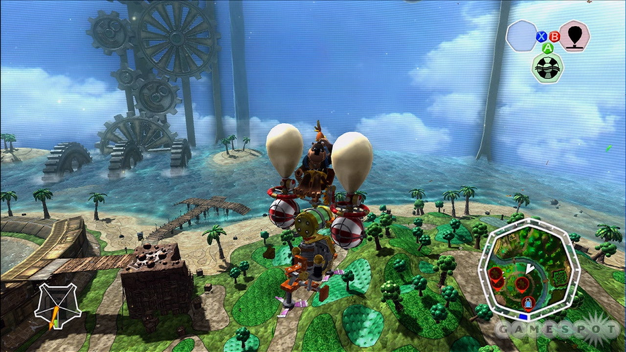 Gameplay-bilde fra Banjo-Kazooie - Nuts & Bolts – Xbox 360 spill