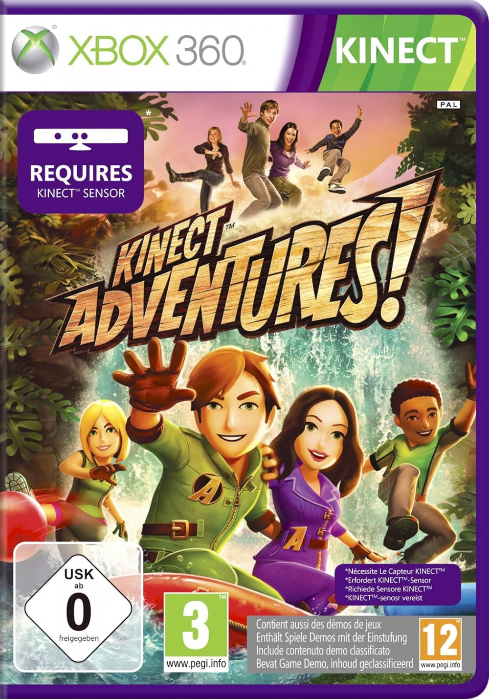 Kinect Adventures! (brukt) - Xbox 360 spill