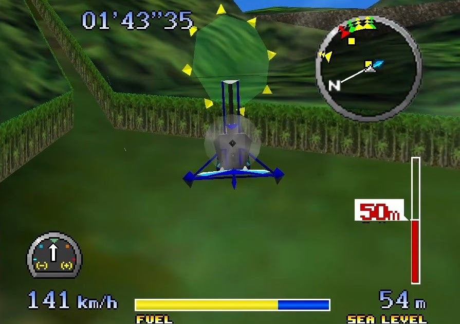 Pilotwings 64 (brukt) i eske - Nintendo 64 spill (N64)