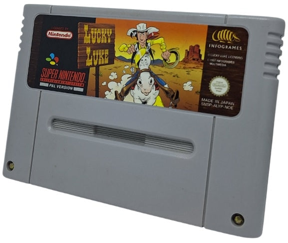 Lucky luke (brukt) (kun kassett) - super nintendo entertainment system spill (SNES)