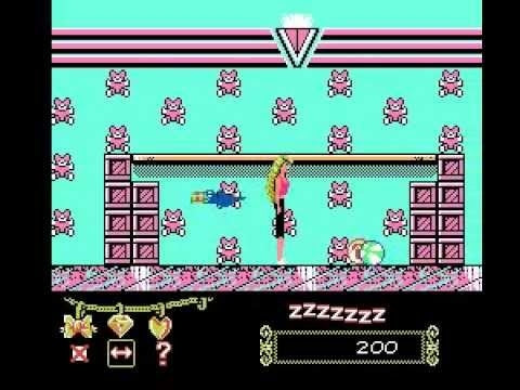 Barbie (brukt) (kun kassett) - Nintendo entertainment system spill (NES)