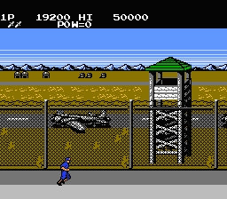 Rush`N Attack (kun kassett) - Nintendo entertainment system spill (NES)