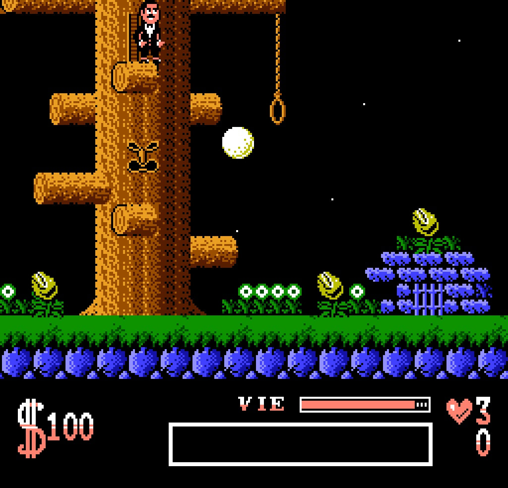 The addams family (USA) - Nintendo entertainment system / NES spill