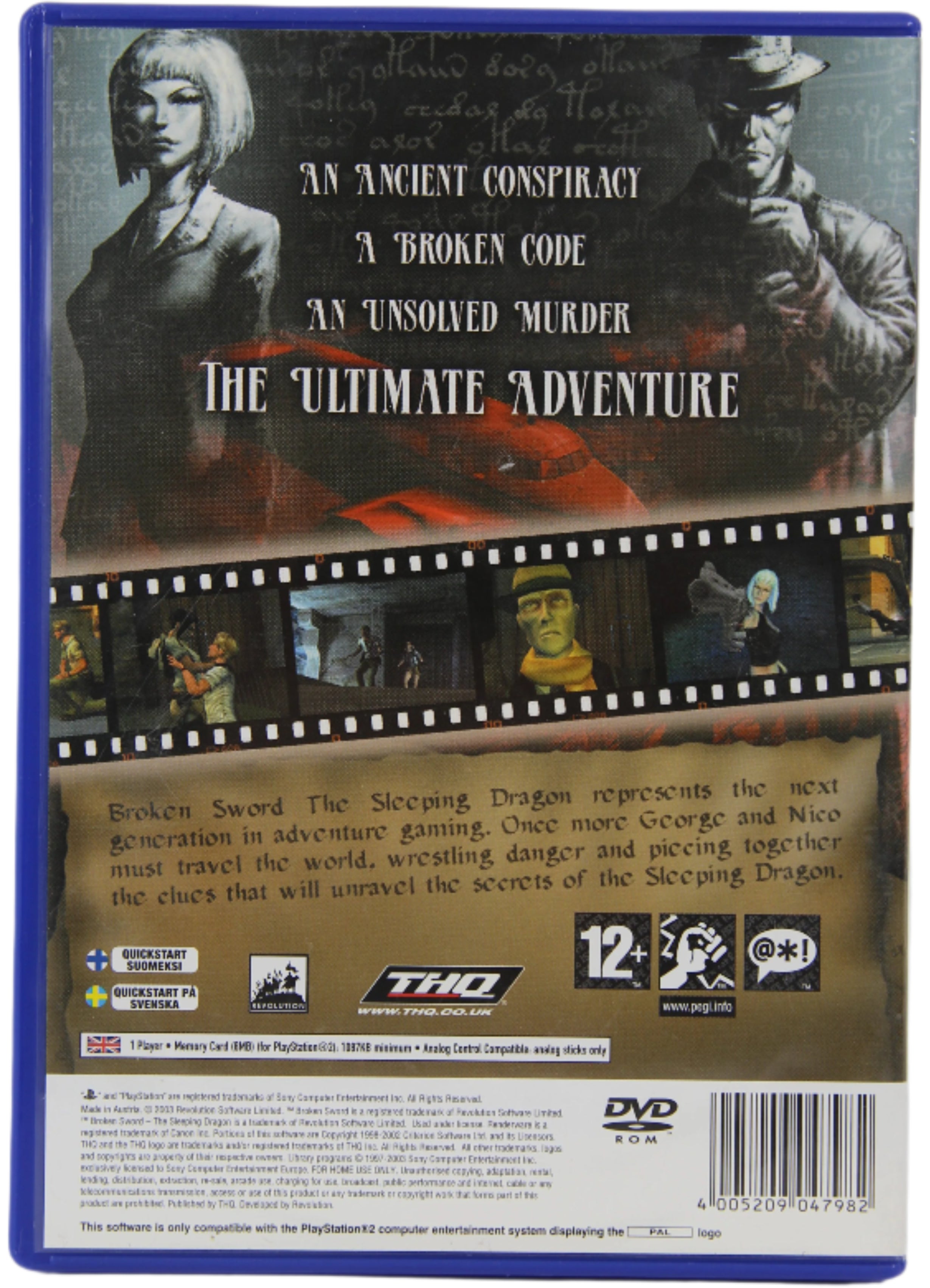 Bilde av Broken Sword The Sleeping Dragon Playstation 2 Spill Ps2