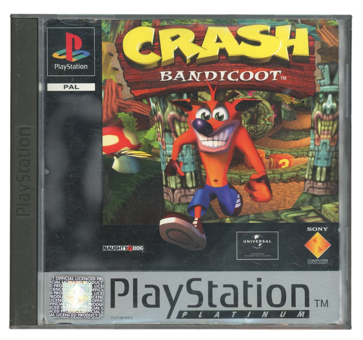 Crash bandicoot (platinum) - Playstation 1 spill (ps1)