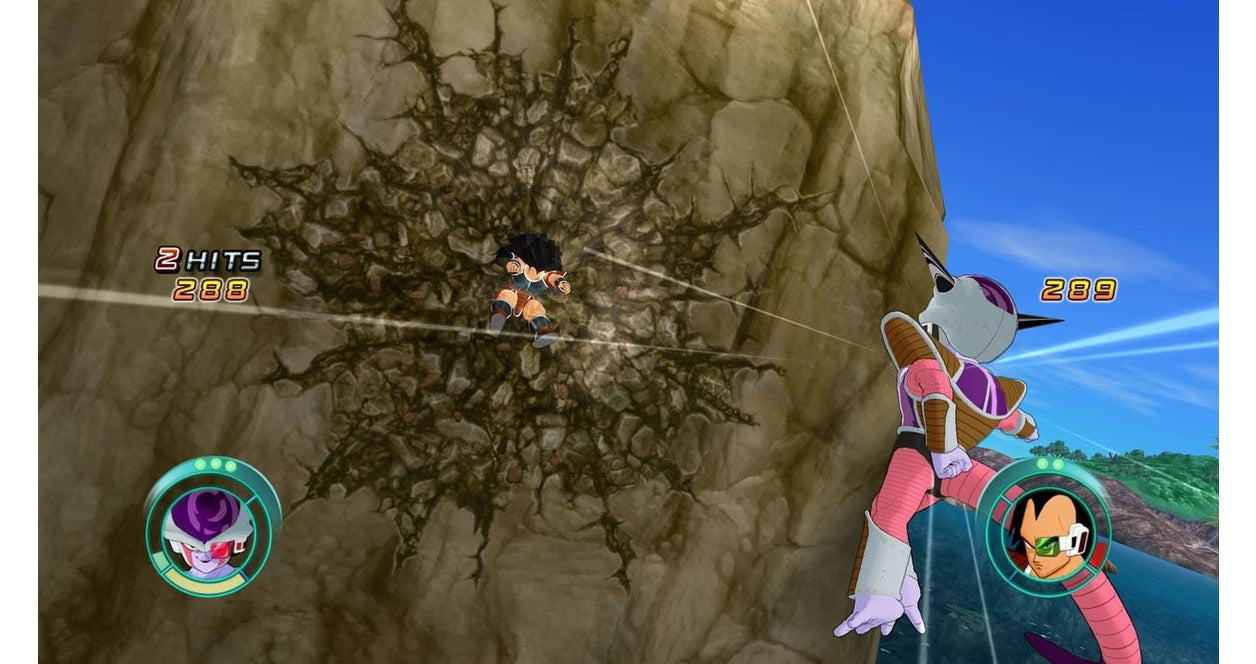 Gameplay-bilde fra Dragon Ball Raging Blast – Xbox 360 spill