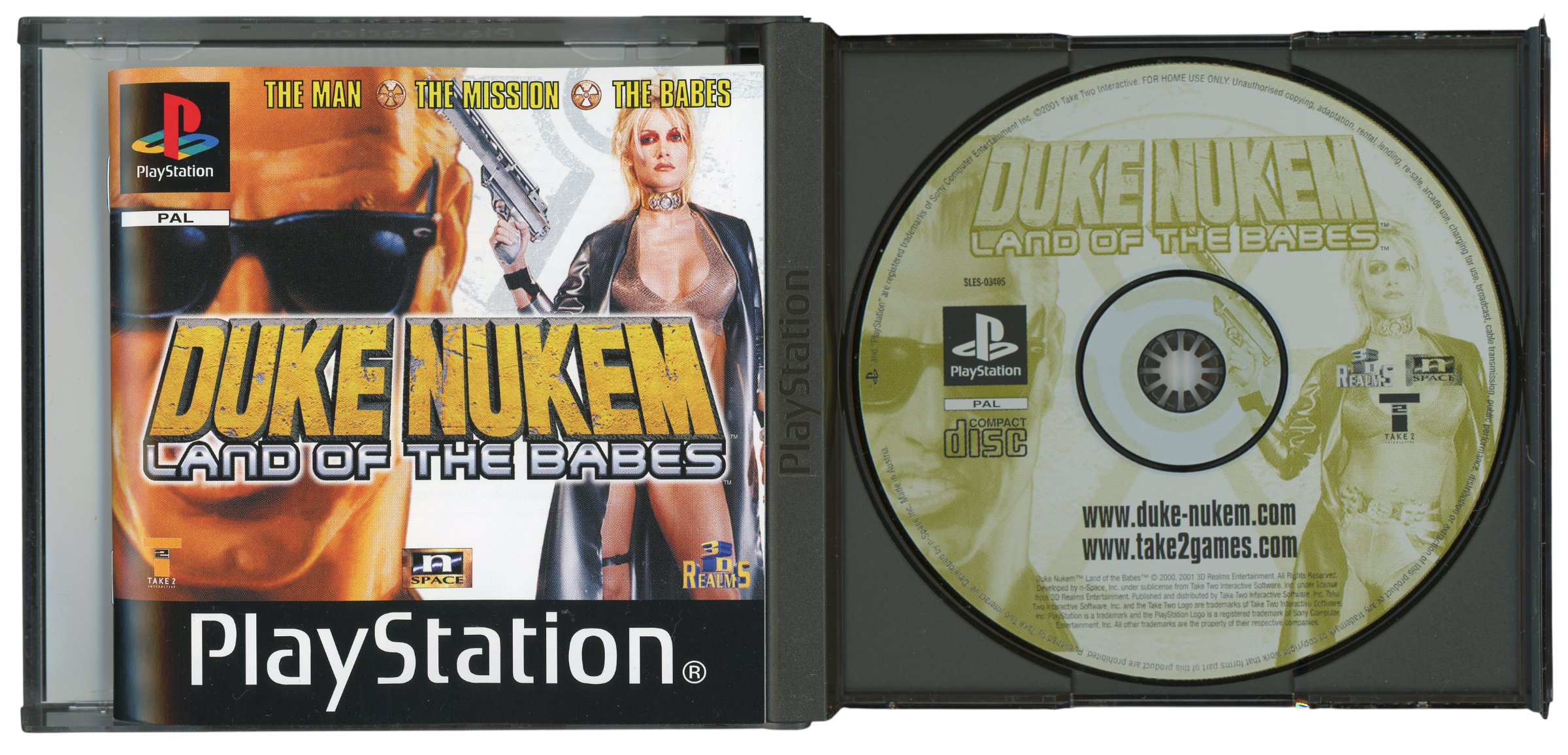 Duke nukem - Land of the babes - Playstation 1 spill (PS1)