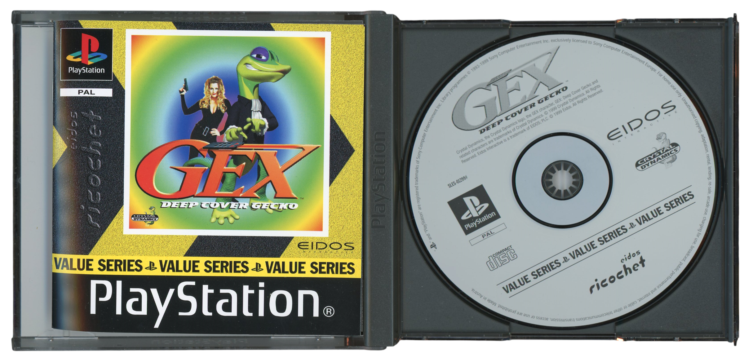 Gex - Deep cover gecko - Playstation 1 spill (PS1)