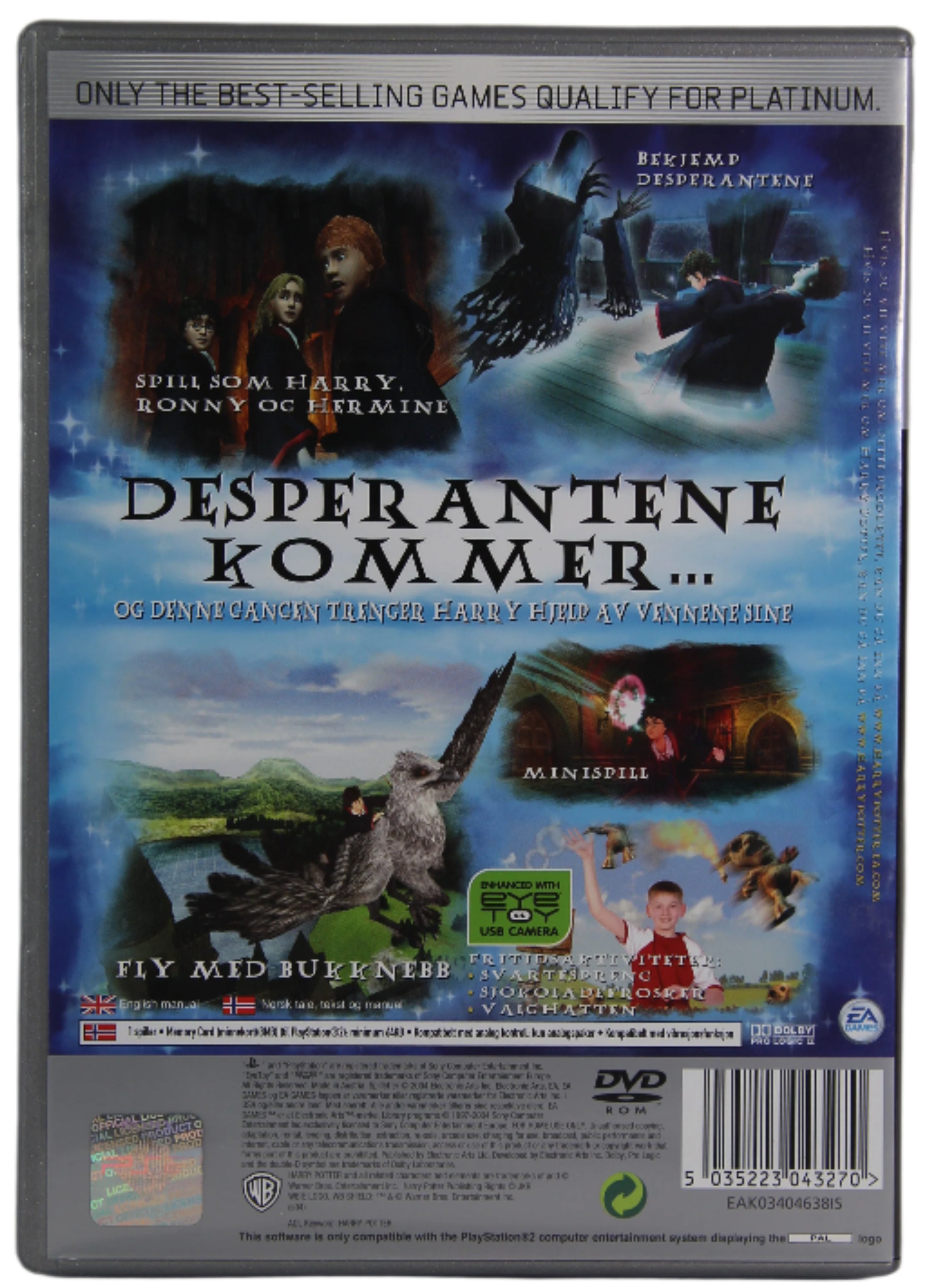 Bilde av Harry Potter Og Fangen Fra Azkaban Platinum Playstation 2 Spill Ps2