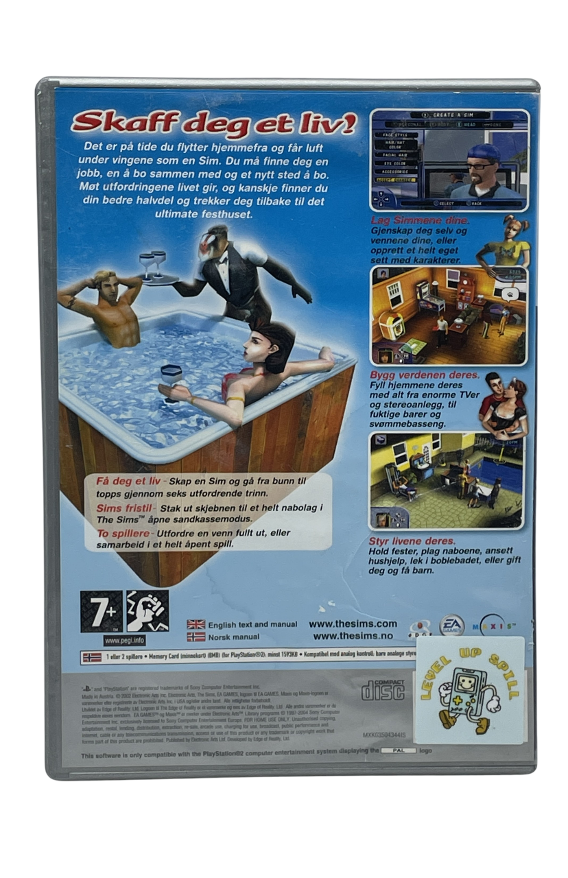 The Sims (Platinum) - Playstation 2 spill (PS2)