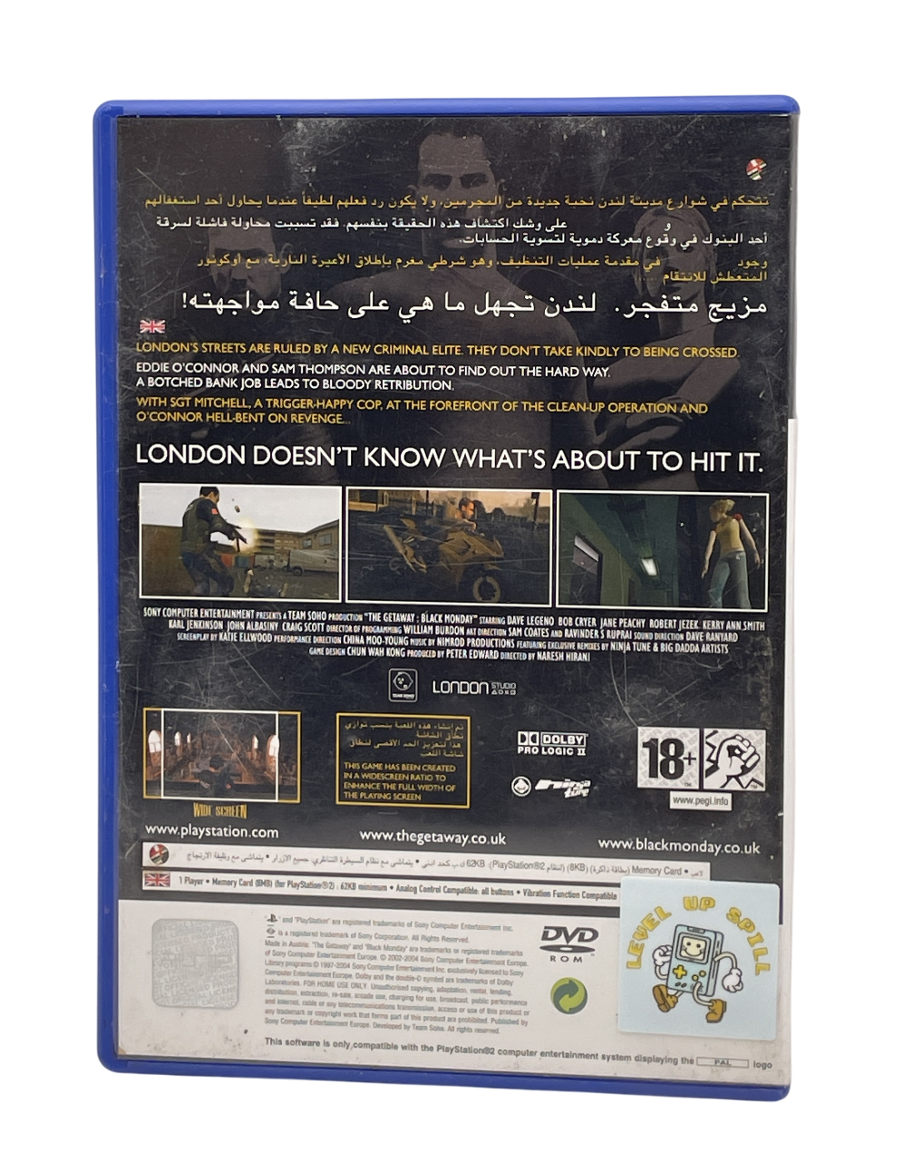 The Getaway: Black Monday - Playstation 2 spill (PS2)
