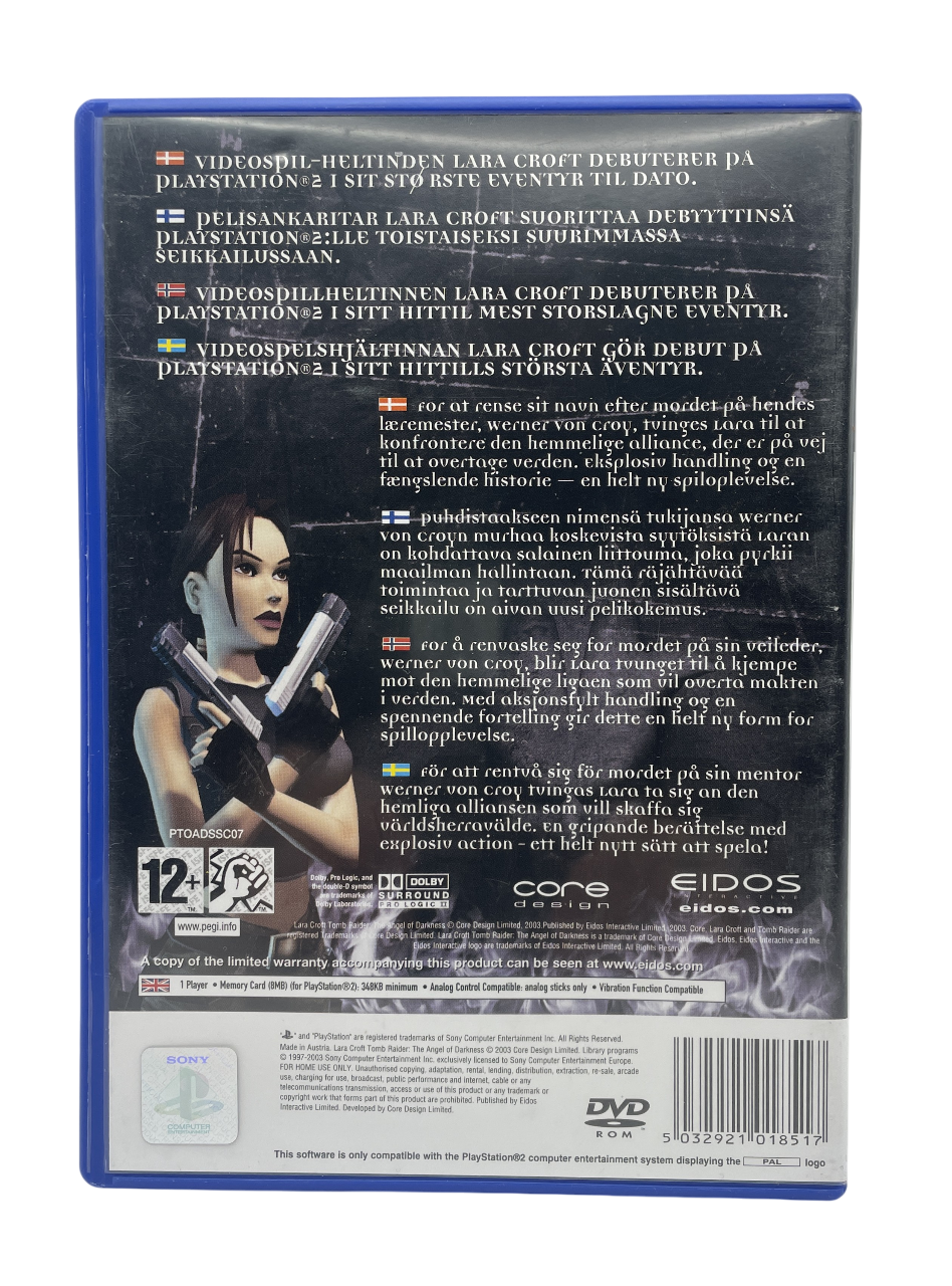 Tomb Raider: The Angel of Darkness - Playstation 2 spill (PS2)