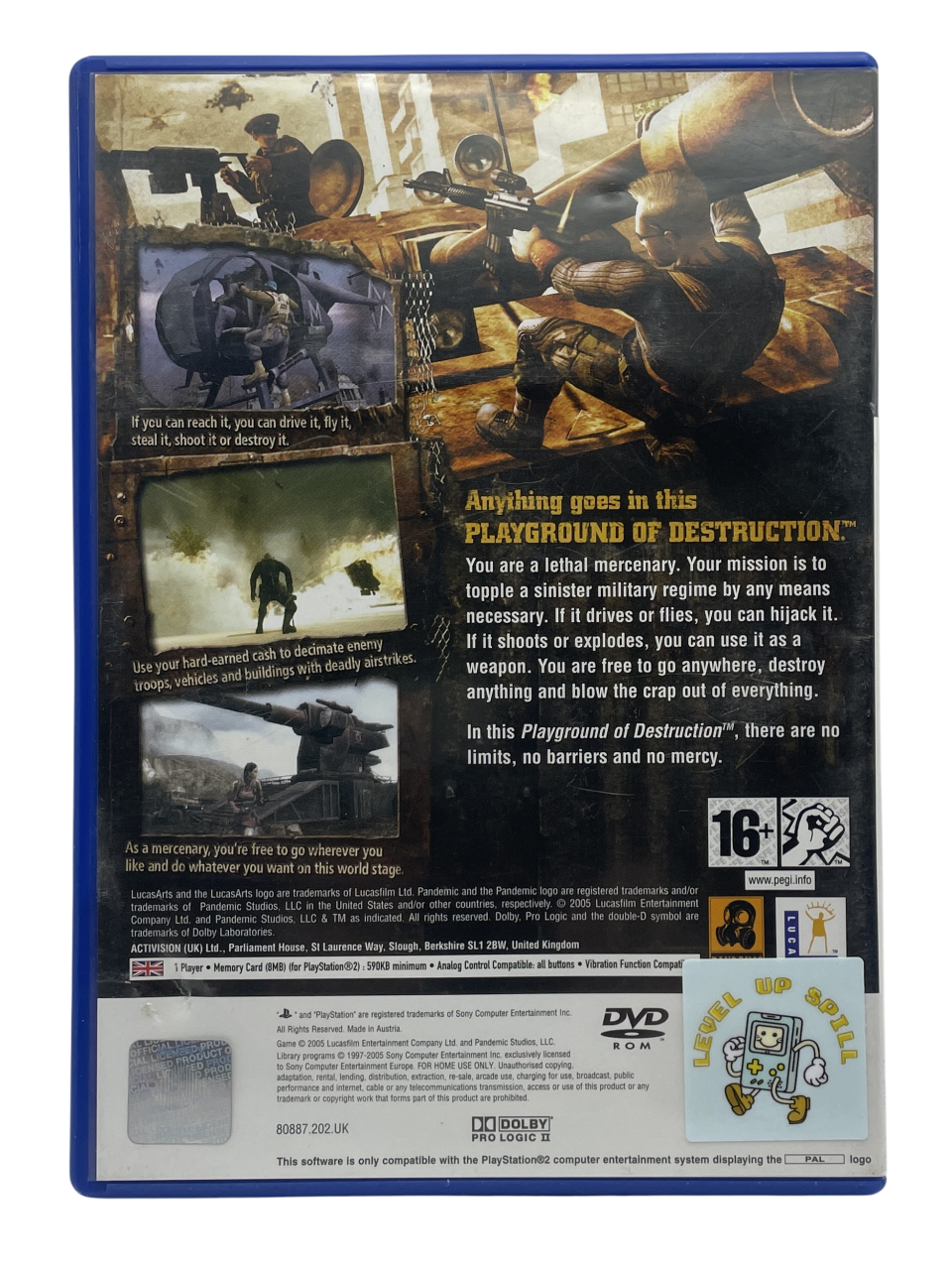 Mercenaries - Playstation 2 spill (PS2)