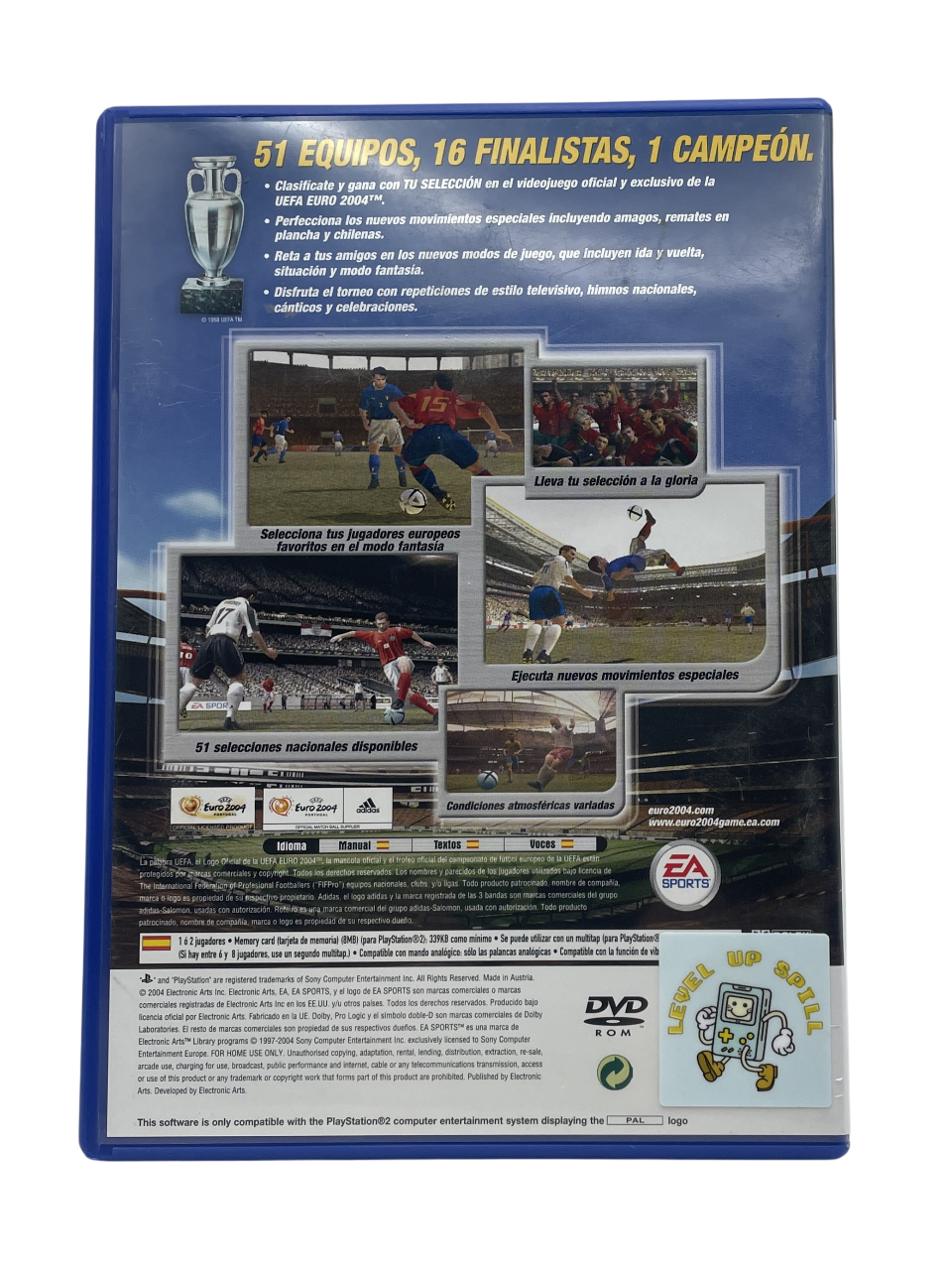 UEFA EURO 2004 - Playstation 2 spill (PS2)